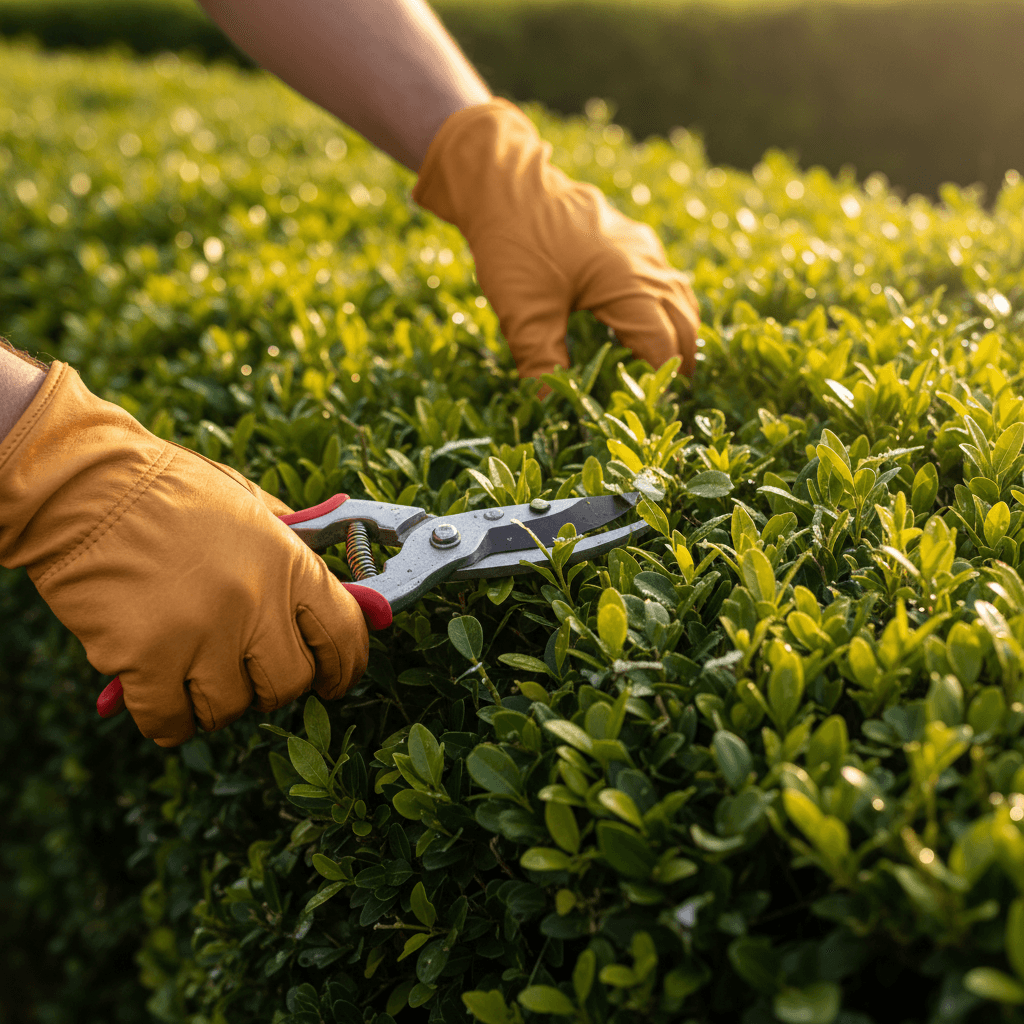 Fall cleanup and leaf removal service